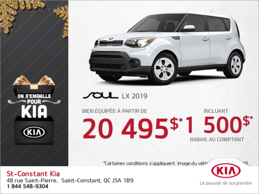 Le Kia Soul 2019