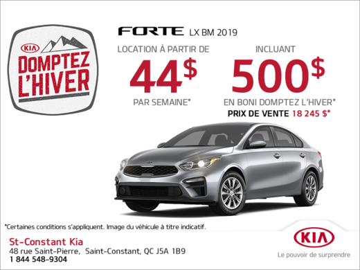 La Kia Forte 2019!