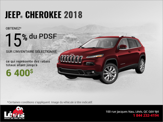 Conduisez un Jeep Cherokee 2018