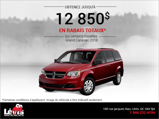 La Dodge Caravan 2018 en vedette!