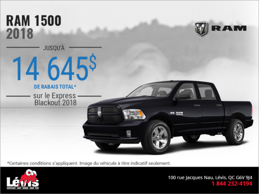 Procurez-vous le RAM 1500 2018