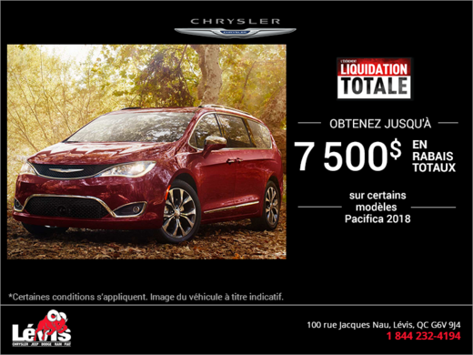 L'événement mensuel de Chrysler!