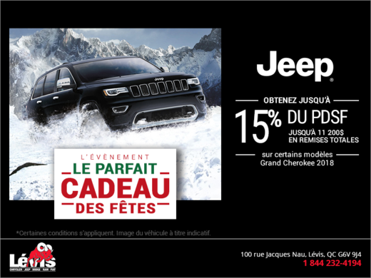 L'événement le parfait cadeau des fêtes de Jeep!