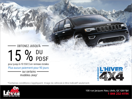 L'événement l'hiver en 4X4!