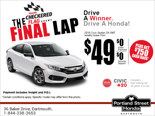 Lease the 2018 Honda Civic Sedan!