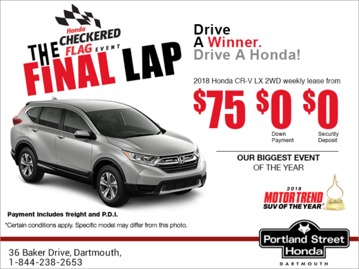 Lease the 2018 Honda CR-V!