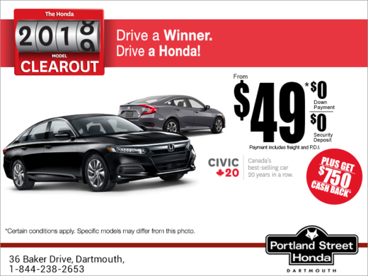 The Honda 2018 Model Clearout!