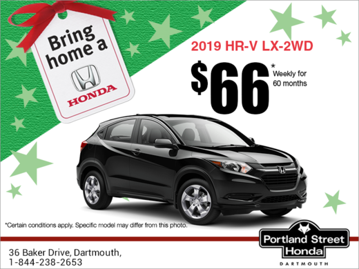 Lease the 2019 Honda HR-V!