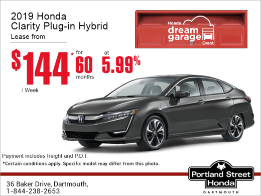 Lease the 2019 Honda Clarity!