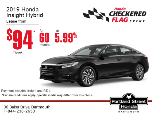 Lease the 2019 Honda Insight!