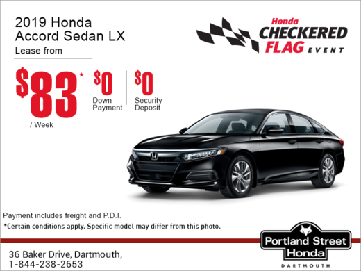 Lease the 2019 Honda Accord Sedan!
