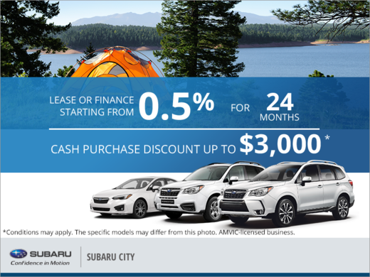 Subaru's Monthly Sales Event!