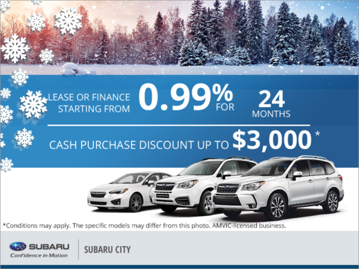 Subaru's Monthly Sales Event!