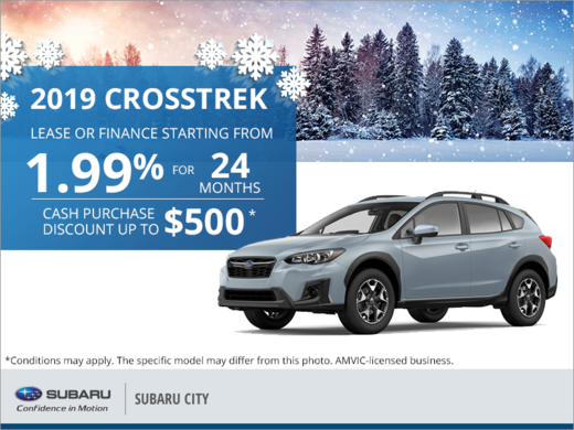 Get the 2019 Subaru Crosstrek Today!