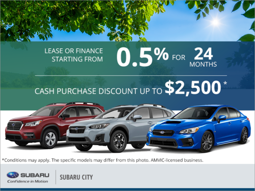 Subaru's Monthly Sales Event!