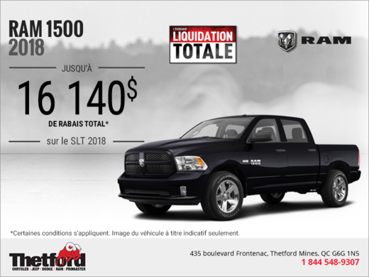 Procurez-vous le RAM 1500 2018