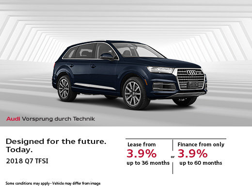 Get the 2018 Audi Q7 Today