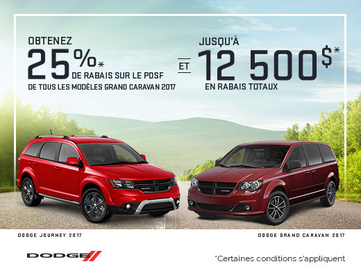 Offres spéciales Dodge en juin!