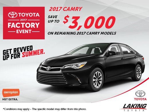 Get the All-New 2017 Toyota Camry!