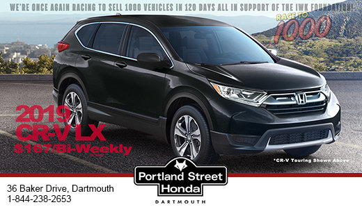 2019 Honda CR-V LX priced at only $167 bi-weekly + tax with $0 down!