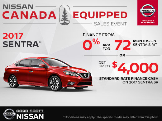 Get the 2017 Nissan Sentra Today!