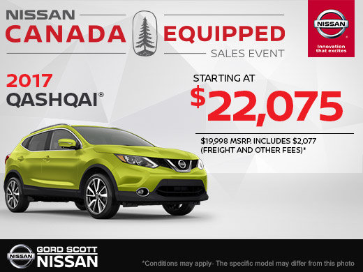 Get the 2017 Qashqai Today!