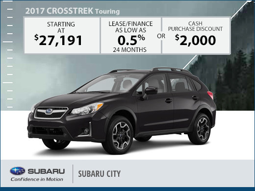Save Big on the 2017 Subaru Crosstrek Touring!