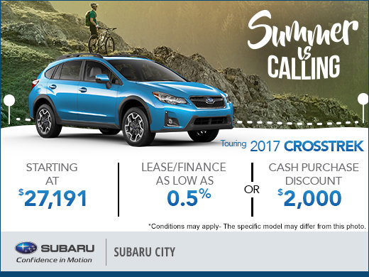 Save Big on the 2017 Subaru Crosstrek Touring!