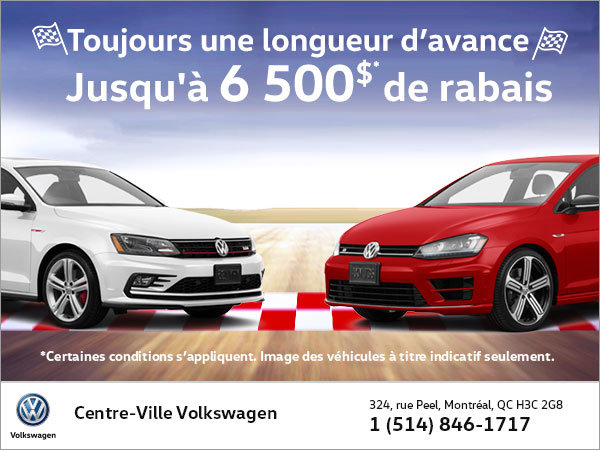 Jusqu'à 6 500$ de rabais