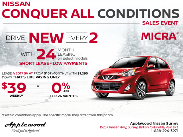 Get the 2017 Micra Today!