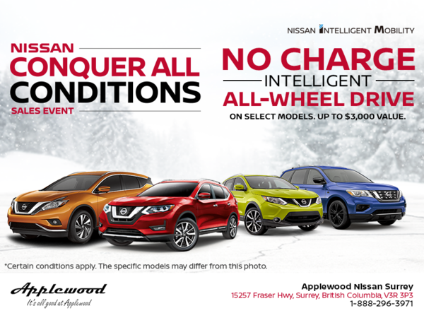 Nissan Conquer All Conditions Sales Event