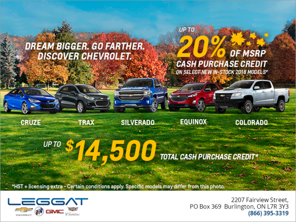 Dream Bigger. Go Farther. Discover Chevrolet.