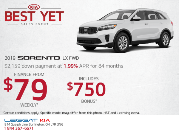 The 2019 Kia Sorento