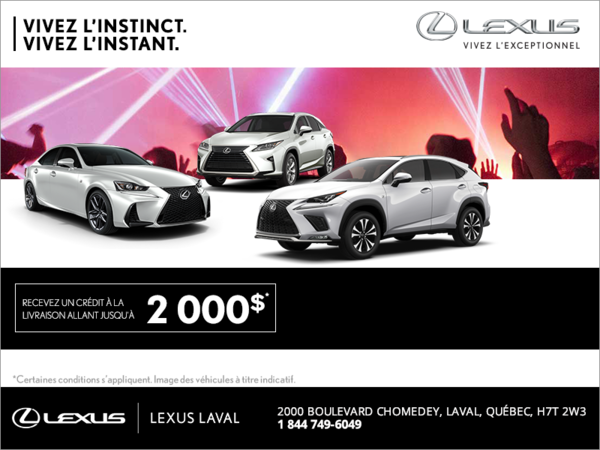 Vivez l'instinct. Vivez l'instant.