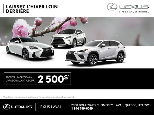 Laissez l'hiver loin derrière!