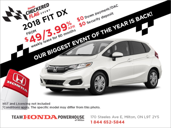 Lease the 2018 Honda Fit!