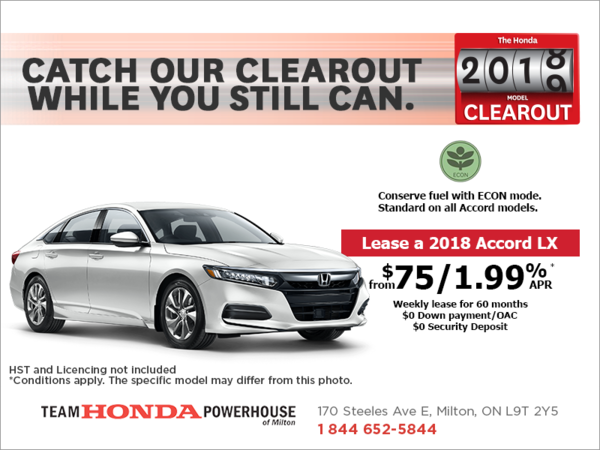 Lease the 2018 Honda Accord Sedan!