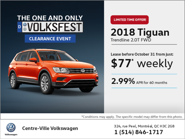Get the 2018 Tiguan Today!