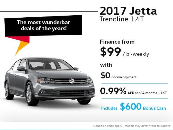 Drive home the 2017 Volkswagen Jetta