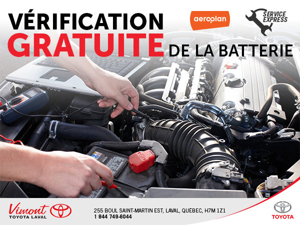Vérification GRATUITE de la batterie