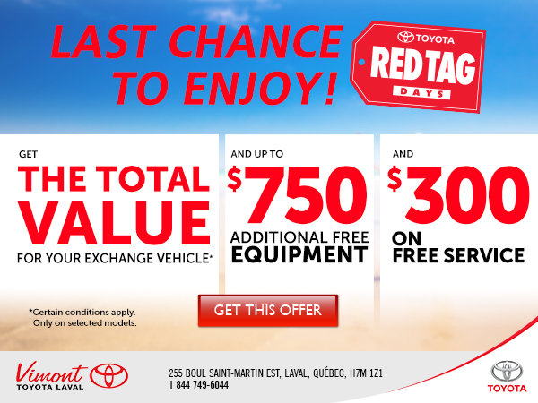 June Promotion Red Tag