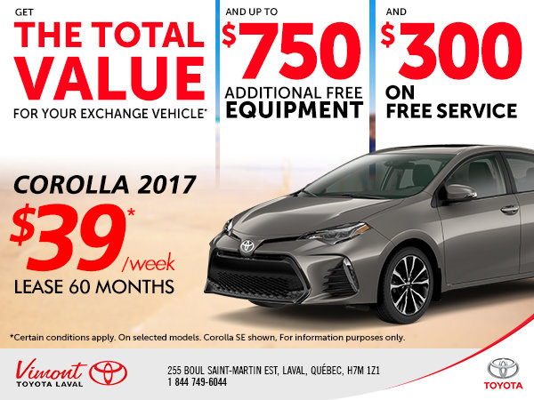 June Promotion Red Tag - Corolla