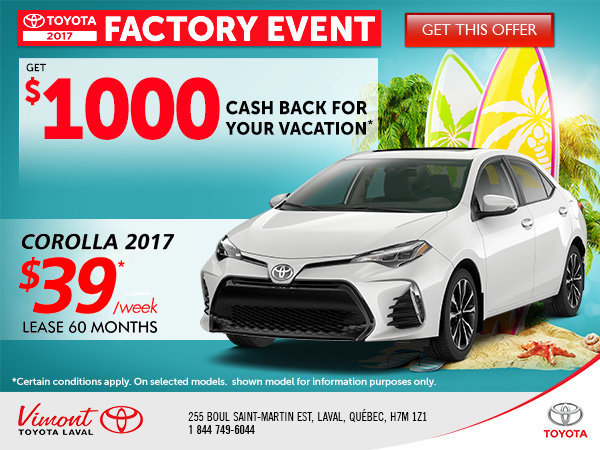 Factory Event - Corolla