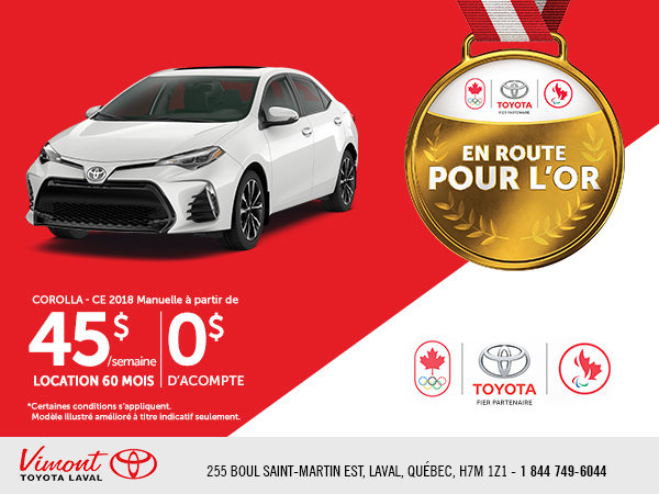 L’événement En route pour l’or - Corolla