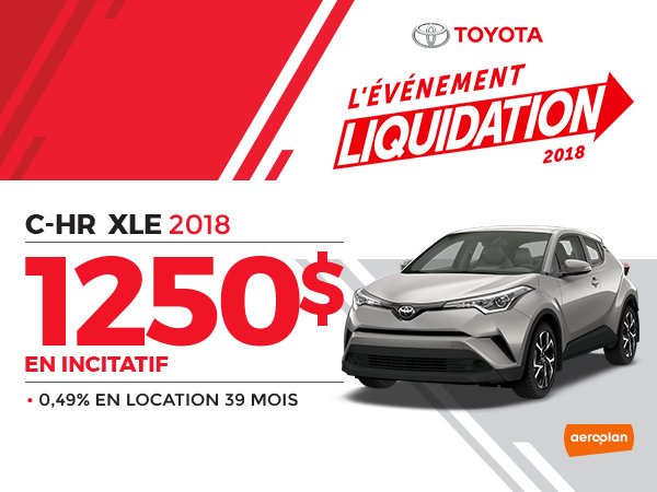 C-HR XLE 2018