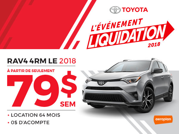 RAV4 4RM LE 2018