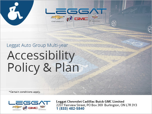 Leggat Auto Group Multi-Year Accessibility Policy and Plan