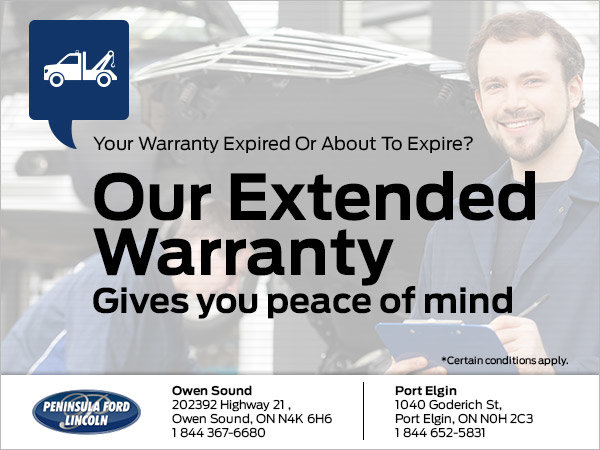 Get Our Extended Warranty