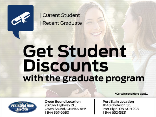 Get Student Discounts with the Graduate Program