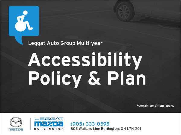 Leggat Auto Group's Multi-year Accessibility Policy & Plan